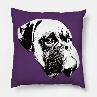 Boxer Dog Face Design - A Boxer Christmas Gift Pillow