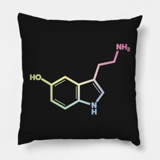 Serotonin - Colorful Pillow