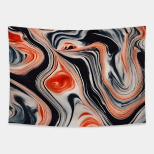 Suminagashi Japanese Marbled Pattern Tapestry