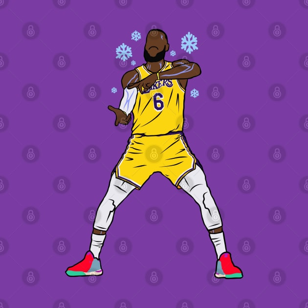 LeBron James Ice In My Veins by rattraptees