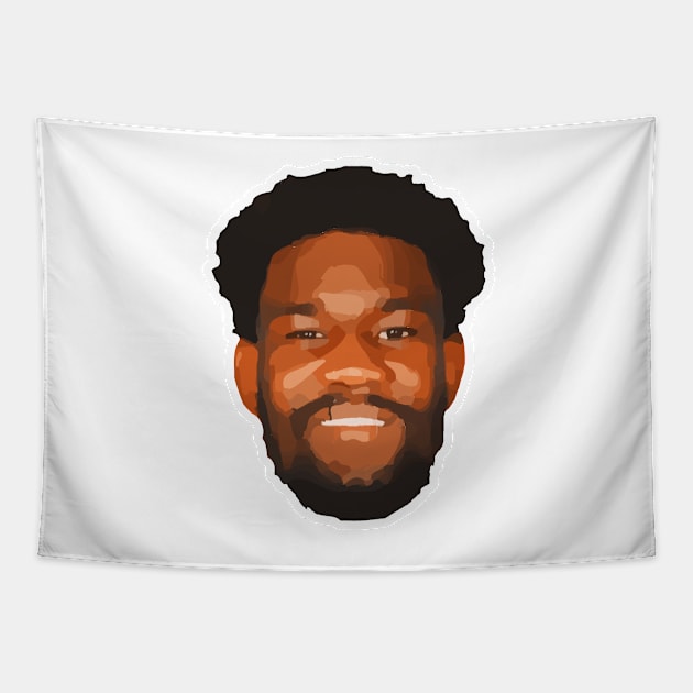 Deandre Ayton Tapestry by Playful Creatives