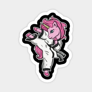 Karate Unicorn Magnet