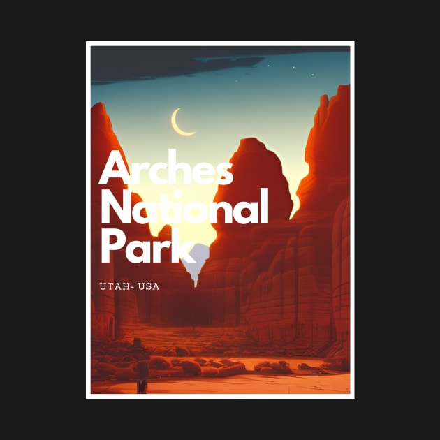 Arches National Park hike Utah United States by TravlePark