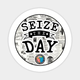 Seize the Day Newsies Cardboard Playhouse Theatre Company Magnet