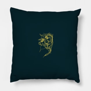 Face drawing Pillow