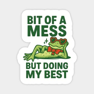 Funny frog Magnet