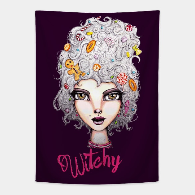 Feeling A Bit Witchy Today Tapestry by LittleMissTyne