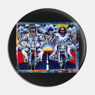 'Elvis & Jesus Hit the Road' Pin