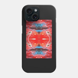 The Crane and the Cedars of Lebanon PATTERN Phone Case