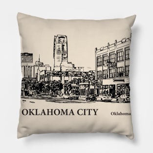 Oklahoma City - Oklahoma Pillow