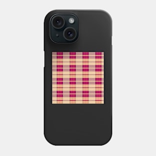 Summer Aesthetic Daviana 1 Hand Drawn Textured Plaid Pattern Phone Case