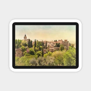 Towers of the Alhambra Palace Magnet