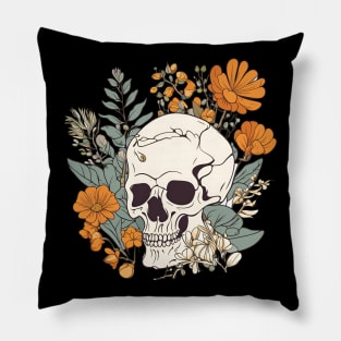 Bones and botany Pillow