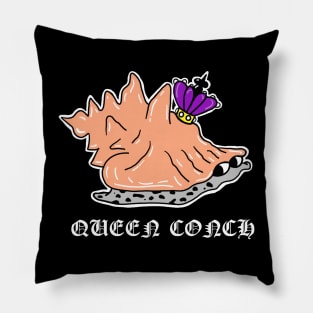 Queen Conch Snail Pillow