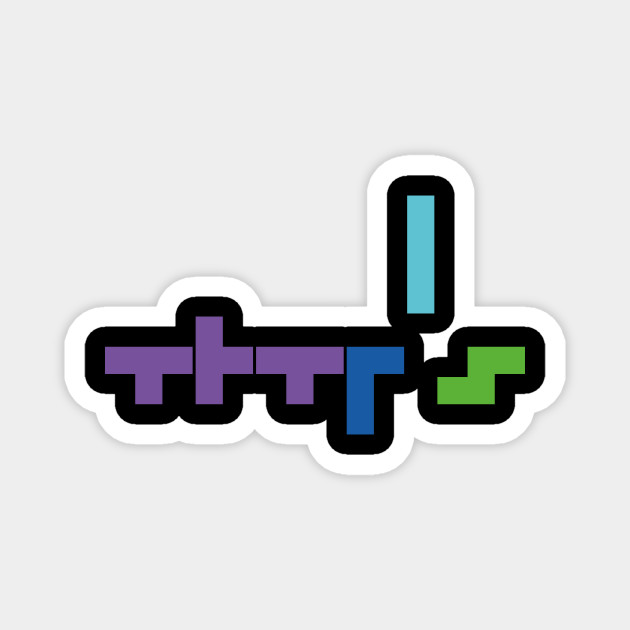 Abstract Tetris T Shirt Videogame Magnet Teepublic