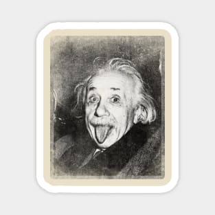 Einstein Potrait Vintage Magnet