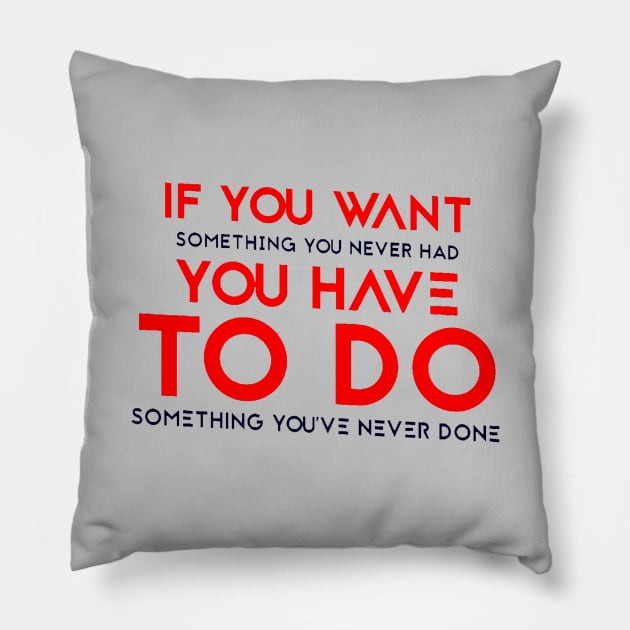 No pain no gain Pillow by GribouilleTherapie