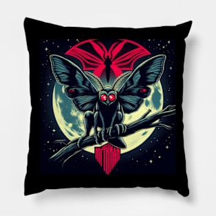 Mothman Moonlight Pillow