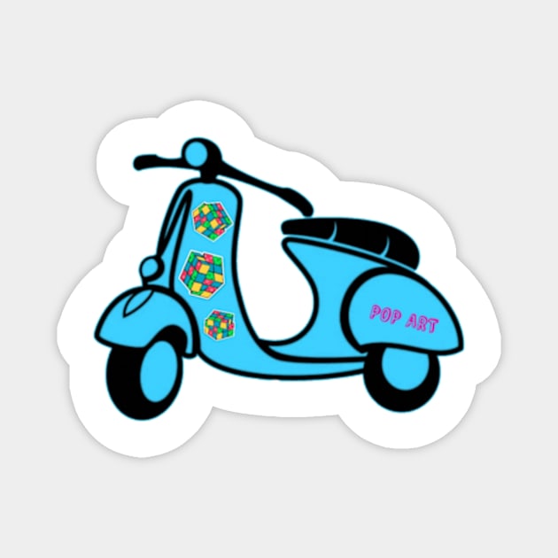 Vespa Magnet by artdemarta 