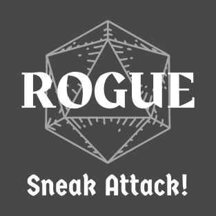 "Sneak Attack" DnD Rogue Class Print T-Shirt