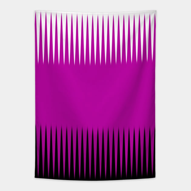 Wave Design Pink Tapestry by BlakCircleGirl