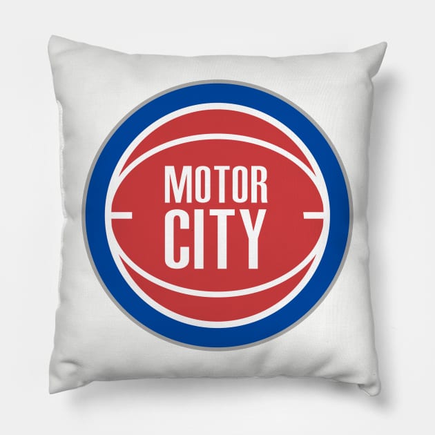 Motor City Basketball Pillow by capognad