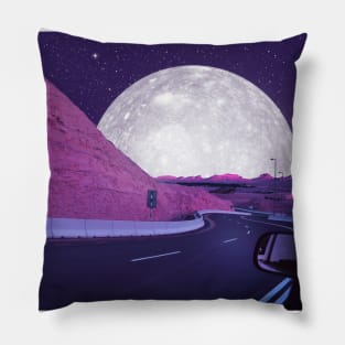 Driving Down The Road Pillow