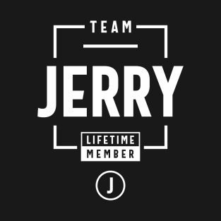 Team Jerry Lifetime Member Personalized Name T-Shirt
