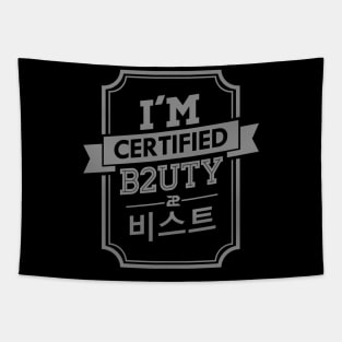 I'M CERTIFIED BEAST B2UTY Tapestry