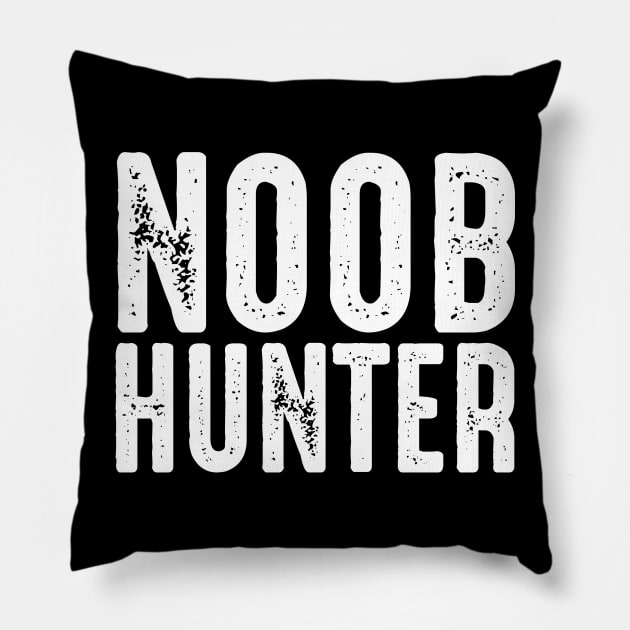 Noob Hunter Pillow by monolusi