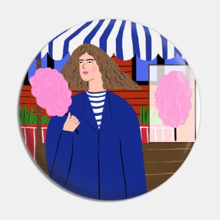 Cotton candy girl Pin