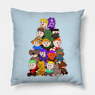 Greetings Plushies! Pillow