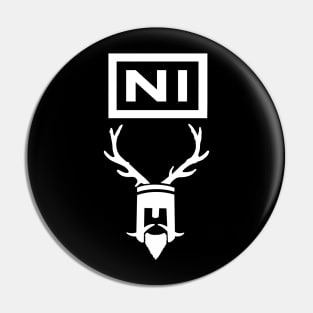 Knights Who Say Ni (White) Pin