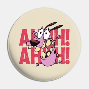 courage dog - ahh ahh ahh Pin