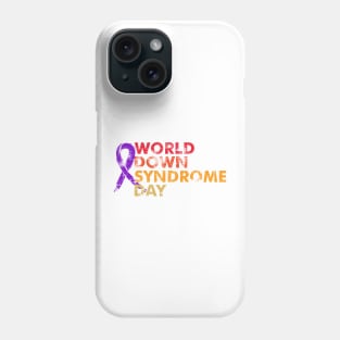 world down syndrome day Phone Case