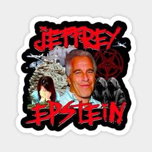 Jeffrey Epstein Metal Rap Shirt Magnet