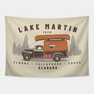 Lake Martin • Vintage Design Tapestry