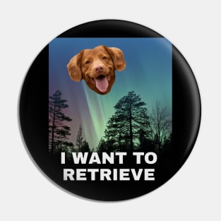 I Want to Retrieve X-Files Poster Parody Pin