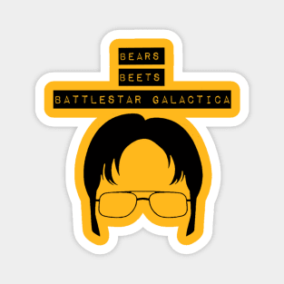 Bears Beets Battlestar Galactica Magnet