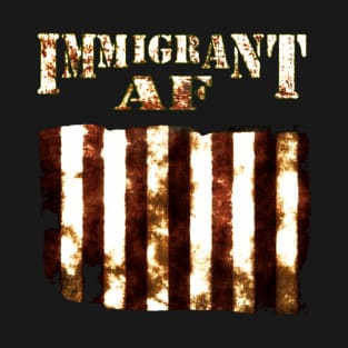 Immigrant AF Old Stripes T-Shirt