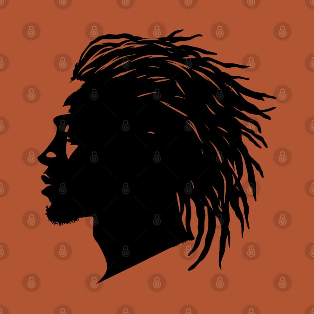 Afrocentric Dreadlocks Silhouette by Graceful Designs