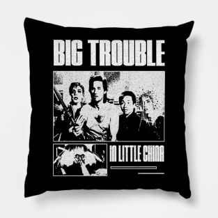 big trouble black and white dramatic edition Pillow