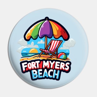 Fun in the Sun at Fort Myers Beach, Florida Pin