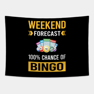 Weekend Forecast Bingo Tapestry