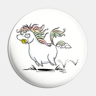 Farting Unicorn Pin