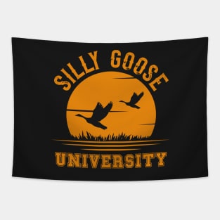 SILLY GOOSE UNIVERSITY POPULAR SARCASTIC QUOTE Tapestry