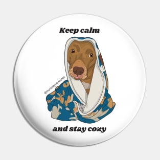 Keep calm and stay cozy Pin