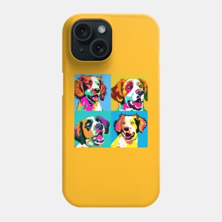 Brittany Pop Art - Dog Lover Gifts Phone Case