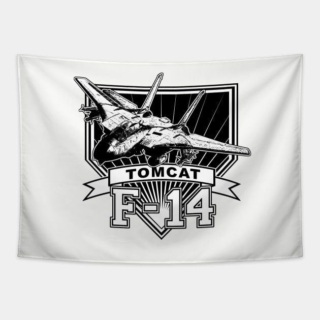 F14 Tomcat Tapestry by CoolCarVideos