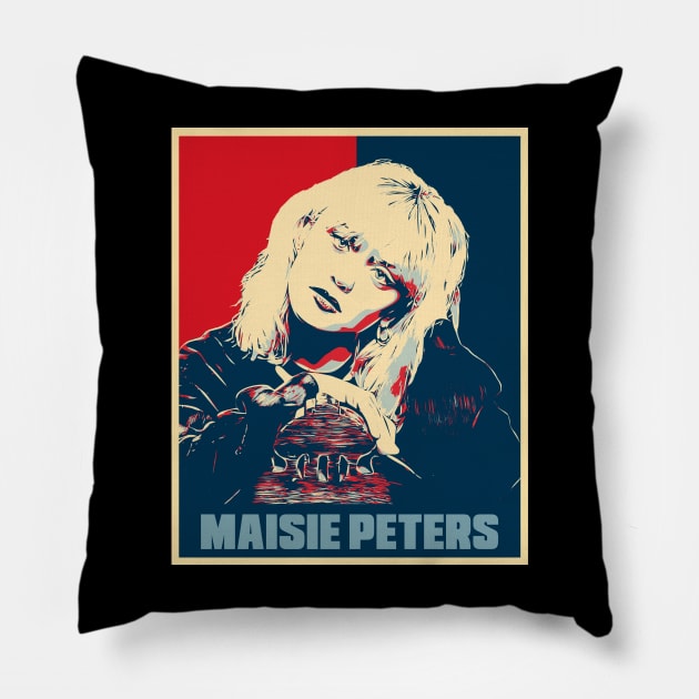 Maisie Peters Hope Pop Art Pillow by Odd Even